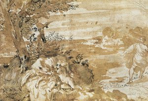 Landscape with She-Wolf Suckling Romulus and Remus
